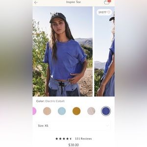 Free People Movement Inspire Tee XS